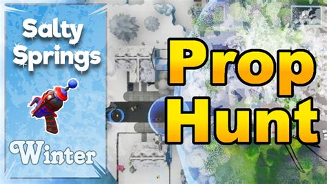 Salty Springs Winter Prop Hunt Fortnite Zone