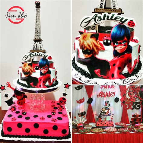 Torta Ladybug Miraculous Pastelería Jimjho