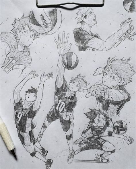 Haikyuu Sketch Sketches Anime Character Drawing Drawing Sketches