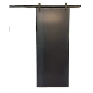 Industrial Metal Sliding Barn Door Steel Modern Custom Interior Loft