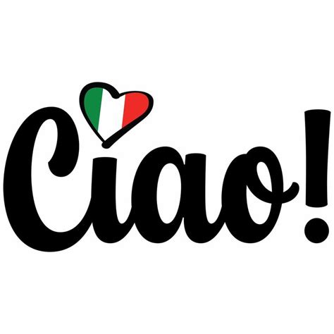 Ciao Italy Italian Ciao Italian Flag Heart Instant Download For