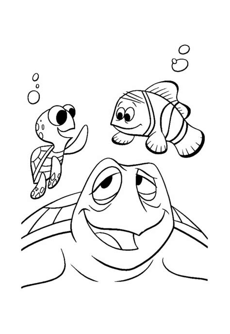 Desenho Procurando Nemo - Desenhos de Procurando Nemo para Colorir e Pintar - Tudo Para Colorir