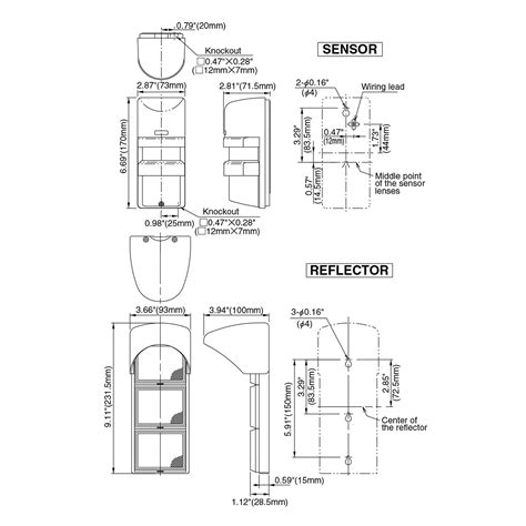 Photoelectric Reflector Beam Pr 11b Bunker Seguridad Electrónica S L