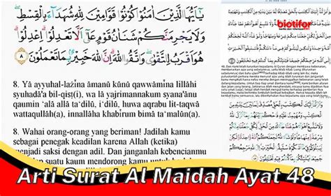 Makna Penting Larangan Dalam Arti Surat Al Maidah Ayat Biotifor