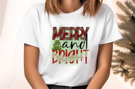 Merry And Bright Sublimation Graphic By Graftify Creative Fabrica