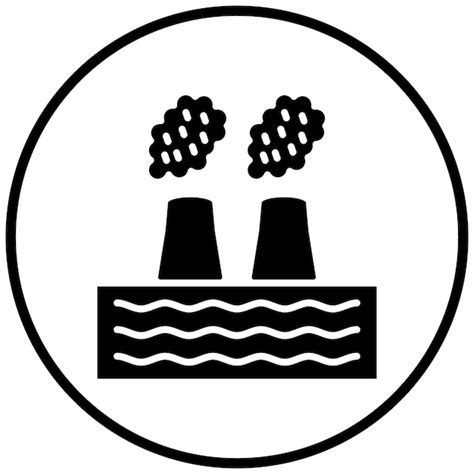 Premium Vector Geothermal Energy Icon Style