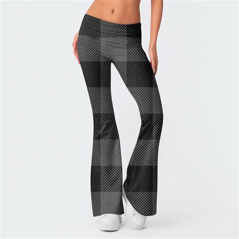 Ydkzymd Women Flare Leggings Fold Over Tall Yoga Tummy Control Tie Dye Leggings Fold Over Y2k