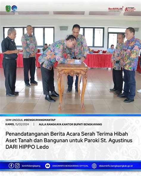 Penandatanganan Berita Acara Serah Terima Hibah Aset Tanah Dan Bangunan