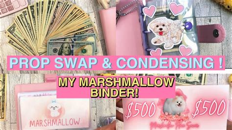 Cash Prop Swap And Condensing My Marshmallow Binder Cash Budgeting And