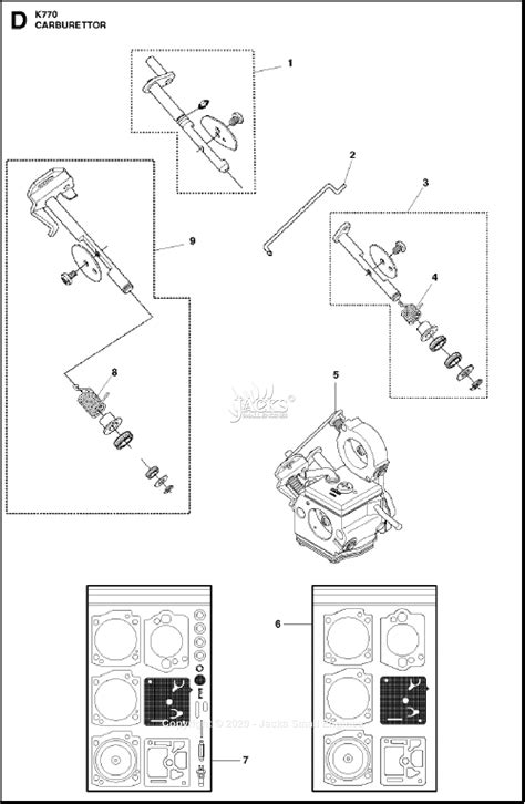 Husqvarna K 770 2017 11 Parts Diagram For Carburetor