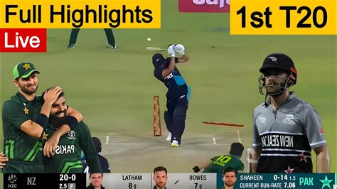 Pakistan Vs New Zealand 1st T20 Match Full Highlights 2024 PAK Vs NZ