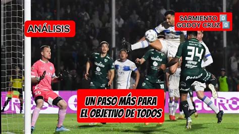 REACCIÓN SARMIENTO 0 GODOY CRUZ 0 YouTube