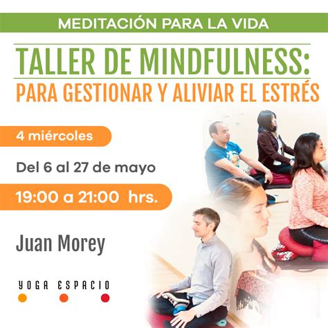 Taller de mindfulness para gestionar y aliviar el estrés Yoga