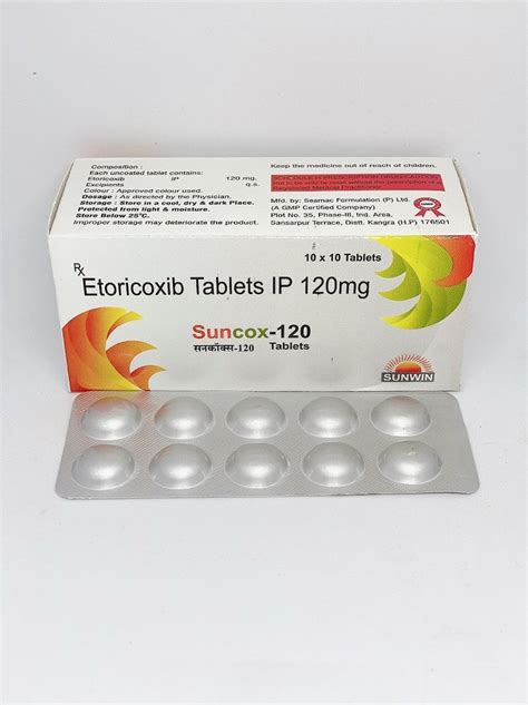 Etoricoxib Tablets Ip Mg At Box Arcoxia In Panchkula Id