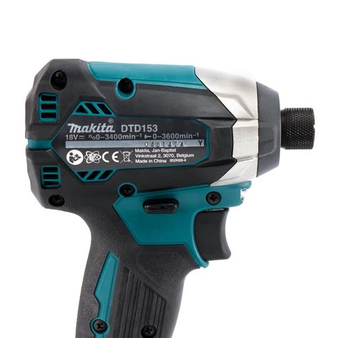 Makita Dtd153z 18v Li Ion Cordless Brushless Impact Driver Body Only