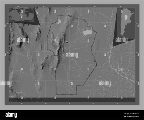 C Rdoba Provincia Argentina Mapa De Elevaci N En Dos Niveles Con