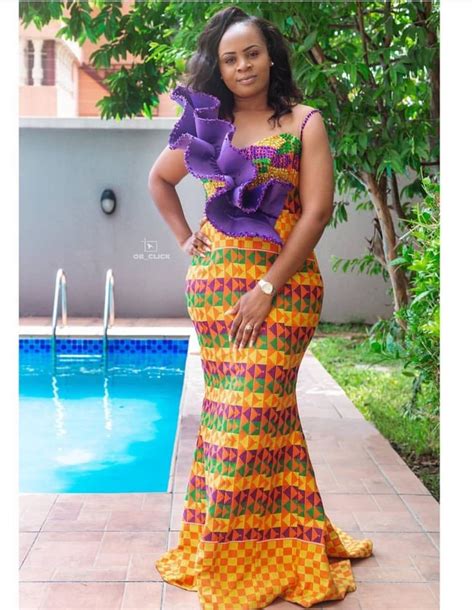 Pin By Anita Anim On Kente Kente Styles African Print Dress Designs