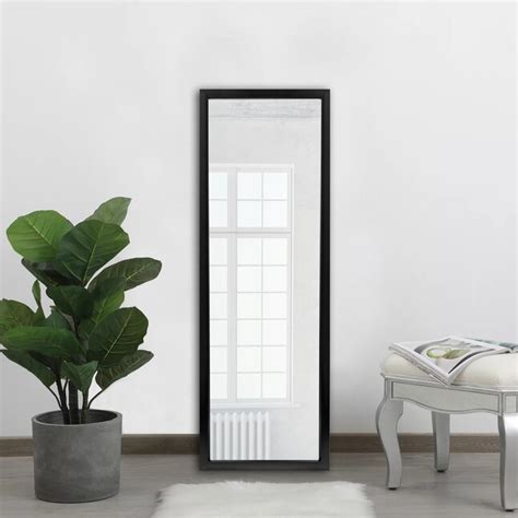 Homeroots Thick Border Black Wall Mirror In The Mirrors Department At