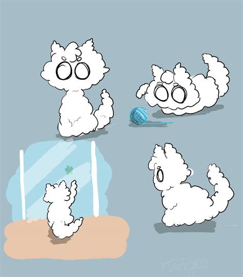 Puffy cat by EspressoNotDepresso on DeviantArt