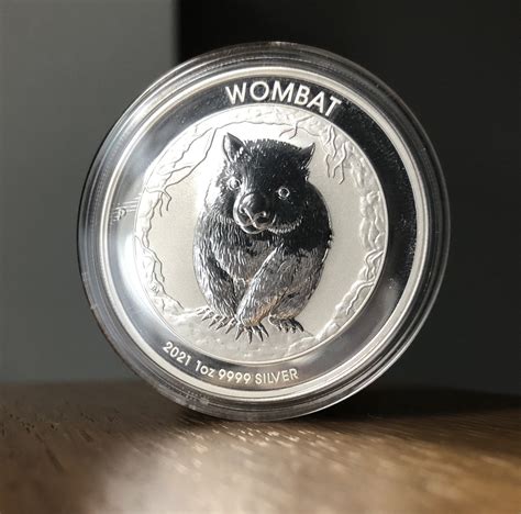 Australijski Wombat 1 oz Ag srebrna moneta Kraków Ogłoszenie na