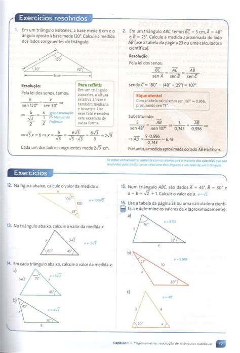 Lei dos Senos Matemática Belau