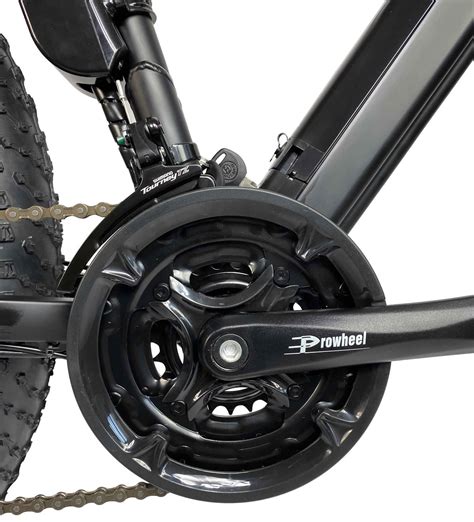 Zipper Stealth Elektrische Fatbike Fiets 26 Mtb 10ah Mat Zwart