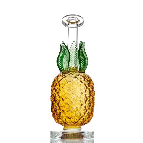 China Large Gravity Bong Pineapple Glass Beaker Water Pipes Smoking