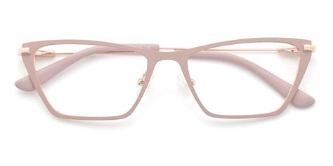 Gustave Rectangle Pink Glasses For Women Lensmart