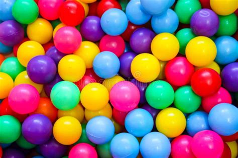 Colorful Balls For The Children To Play Stock Image Image Of Birthday