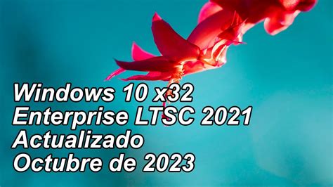 Windows10 Enterprise LTSC 21H2 x32 Compilación 19044 3570 Actualizado