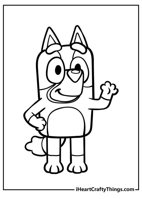 a cartoon cat with big eyes coloring page