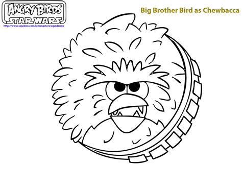 Angry Birds Star Wars Coloring Page