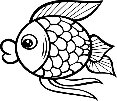 Cute Fish Coloring Page Download Print Or Color Online For Free