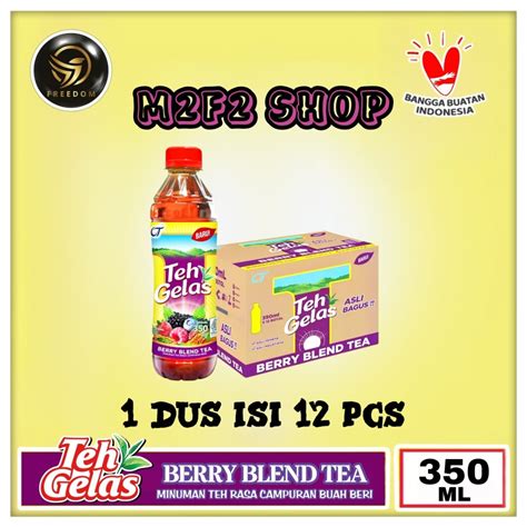 Jual Teh Gelas Berry Blend Tea Botol Plastik Pet 350 Ml Kemasan