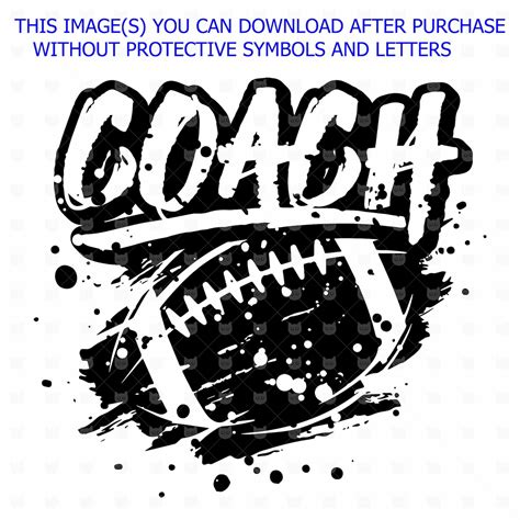 Football Coach Svg Coach T Shirt Design Sublimation Png Etsy