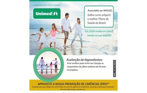 Unimed lança campanha exclusiva para filiados SINJUSC