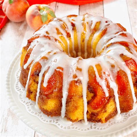 Easy Peach Cobbler Pound Cake Recipe Recipe Pound Cake Peach