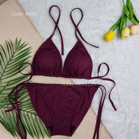 Jual Avisa Bikini Set Tali Two Piece Bikini Sexy Bikini Tali
