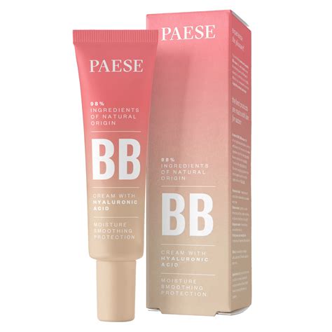 Paese BB Cream With Hyaluronic Acid Krem BB Z Kwasem Hialuronowym