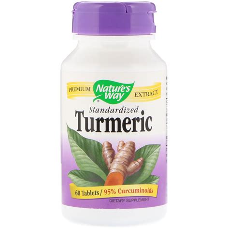 Nature S Way Turmeric Standardized Tablets Iherb