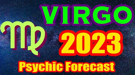 Virgo 2023 Horoscope Youtube