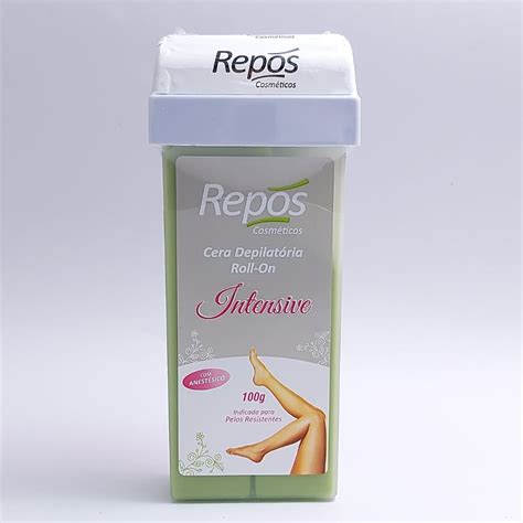 Cera Depilatória Roll on de Intensive 100gr Repos Completa Beleza