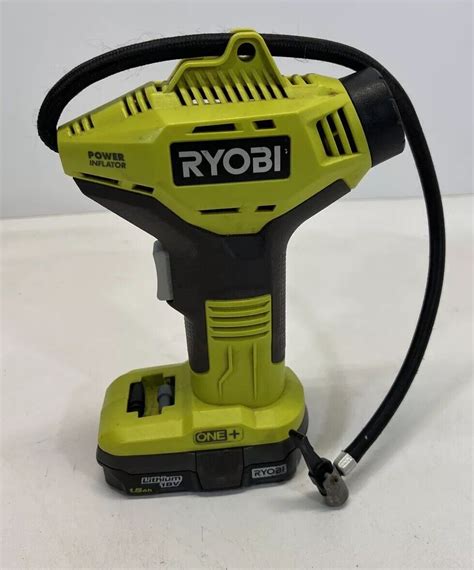 Ryobi Volt Cordless High Pressure Inflator P V Battery Ebay