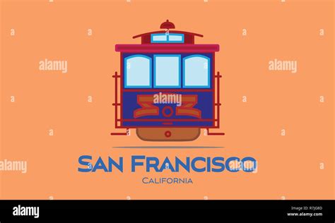 San Francisco Cable Car Stock Vector Images Alamy