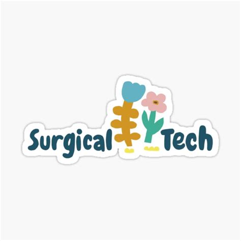 Surgical Tech Sticker For Sale By Figgywoods Redbubble