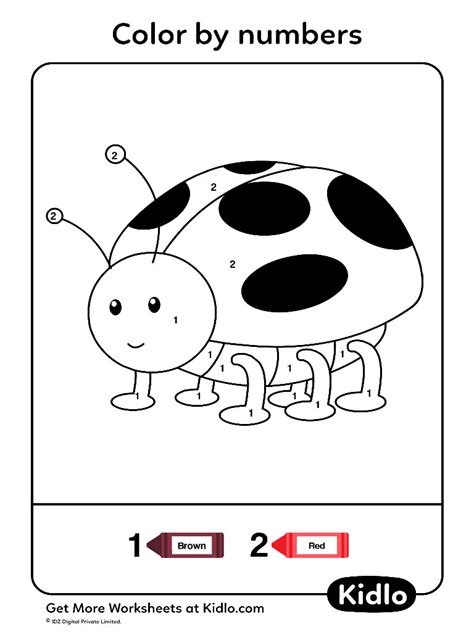 Color By Numbers Coloring Pages Worksheet 15