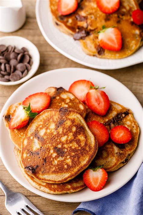 Yummy Chocolate Chip Keto Pancakes - Keto Pots