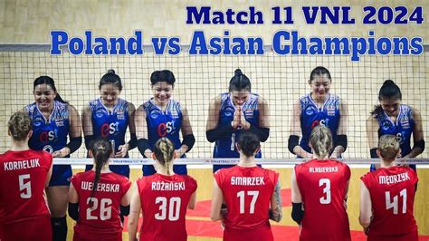 Match 11 VNL 2024 Poland Vs Thailand YouTube