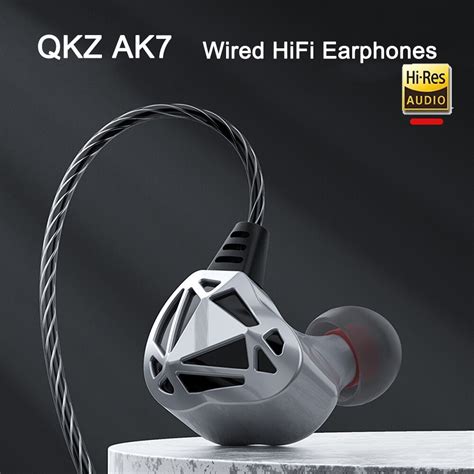 Qkz Ak Fone De Ouvido De Alta Fidelidade Microfone Baixo Est Reo