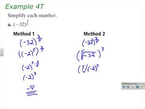 How To Simplify Rational Exponents | Algebra and Geometry Help